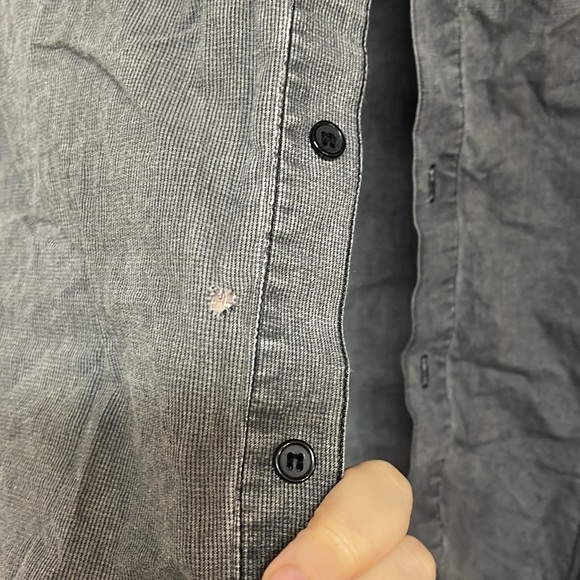 Men’s gray button up shirt - Picture 5 of 6